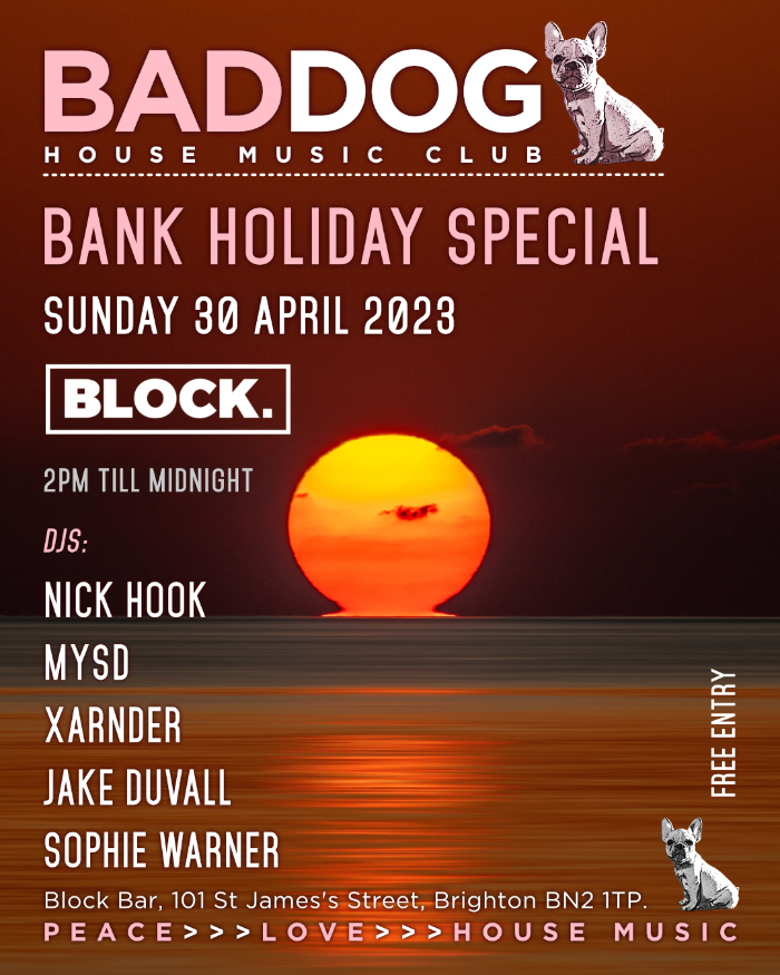 Bad Dog Club event artwork