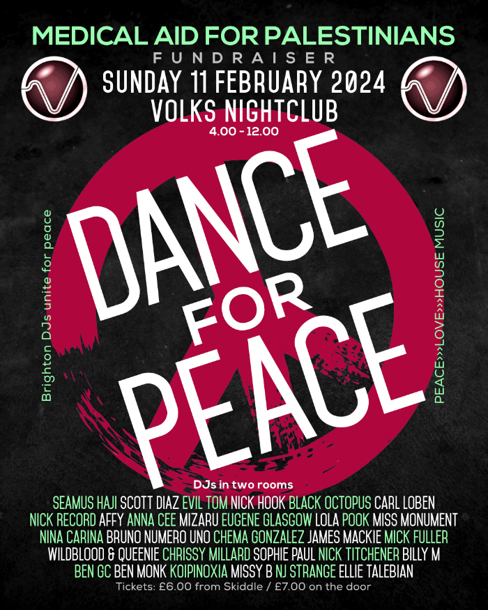 Dance For Peace at the Volks Nightclub.